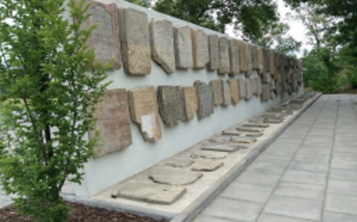 The cemetery memorial in Nowy Dwor Mazowiecki, Poland.
